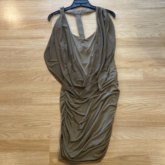 Gracia Womens Bodycon Dress Sleeveless Cocktail Party Outfit Ruched Size M - Picture 1 of 7